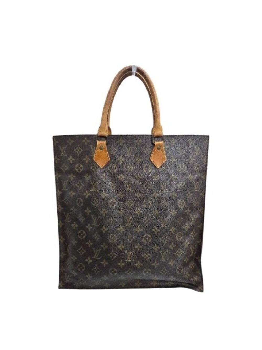 Louis Vuitton Monogram Brown Gold Business Bag